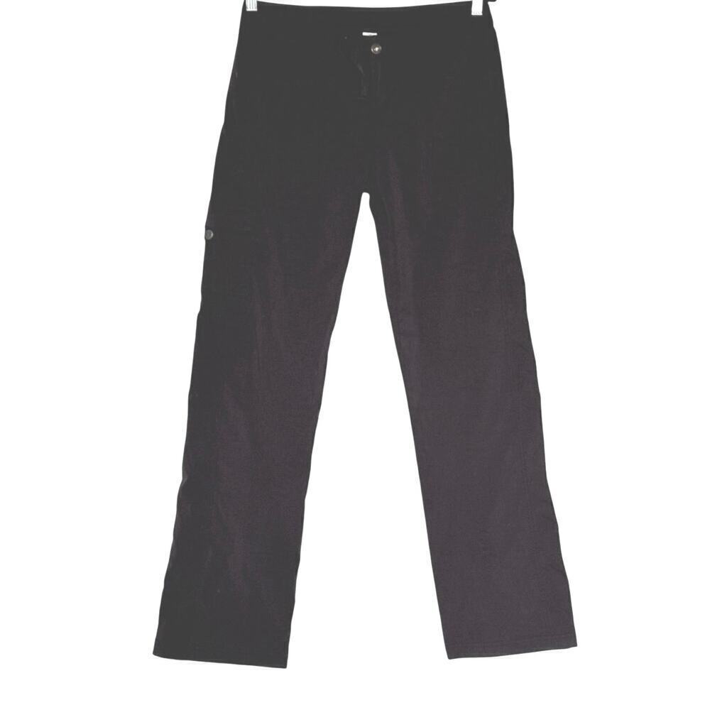 Prana Women’s Black Cargo Pants Size M Hiking Outdoors Casual